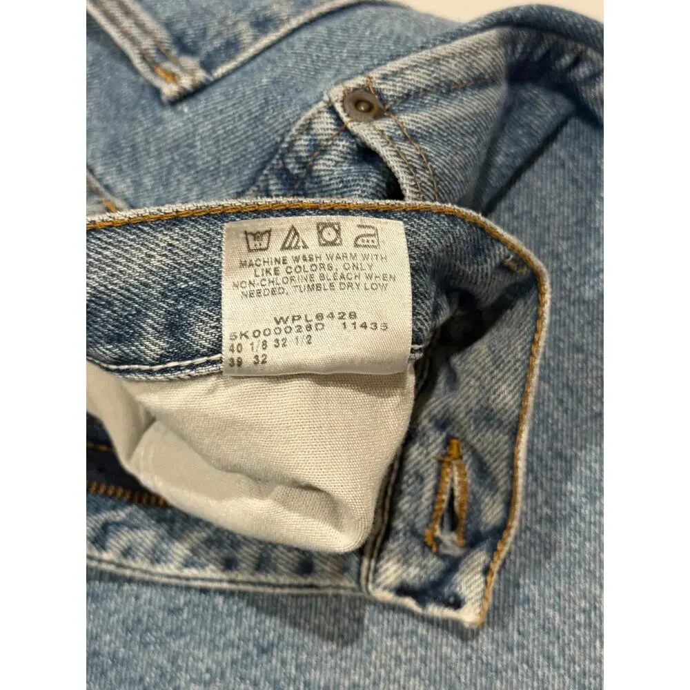 Wrangler Authentics 96501DS Jeans Mens 38x32 Regular Fit 100% Cotton Blue